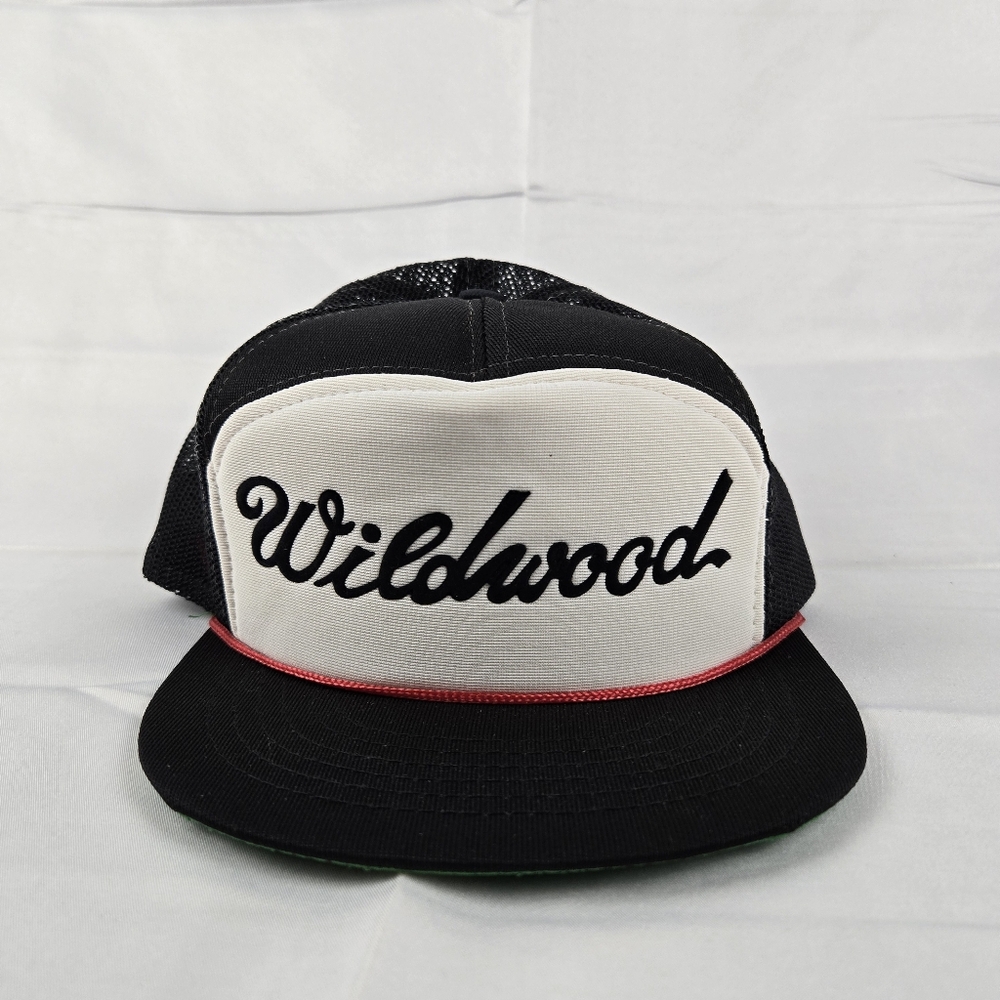 Vintage Segal Wildwood Trucker Hat Snapback Black Vintage